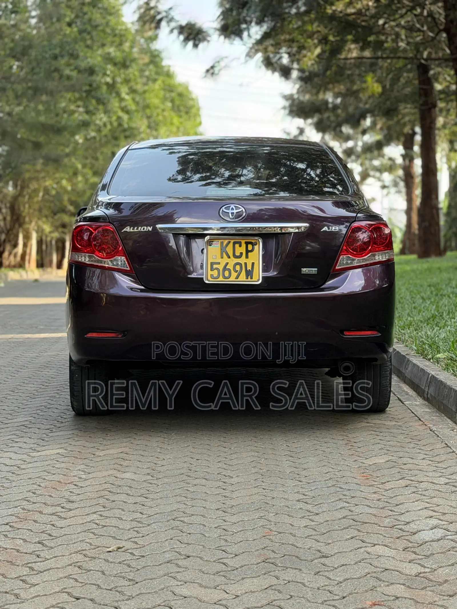 Toyota Allion 2010 Burgundy