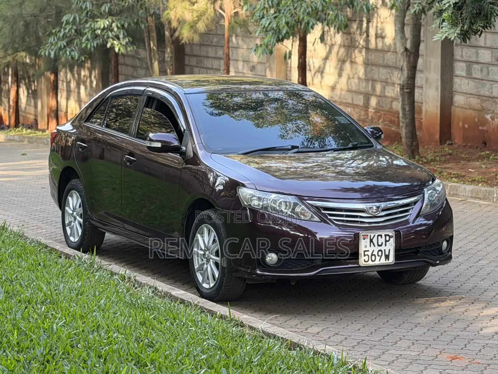 Toyota Allion 2010 Burgundy