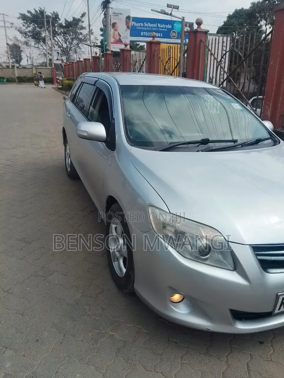 Toyota Corolla Fielder 2009 Gray