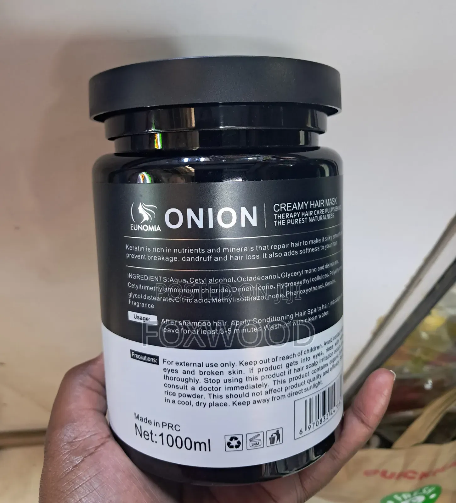 Eunomia Onion Keratin Creamy Hair Mask