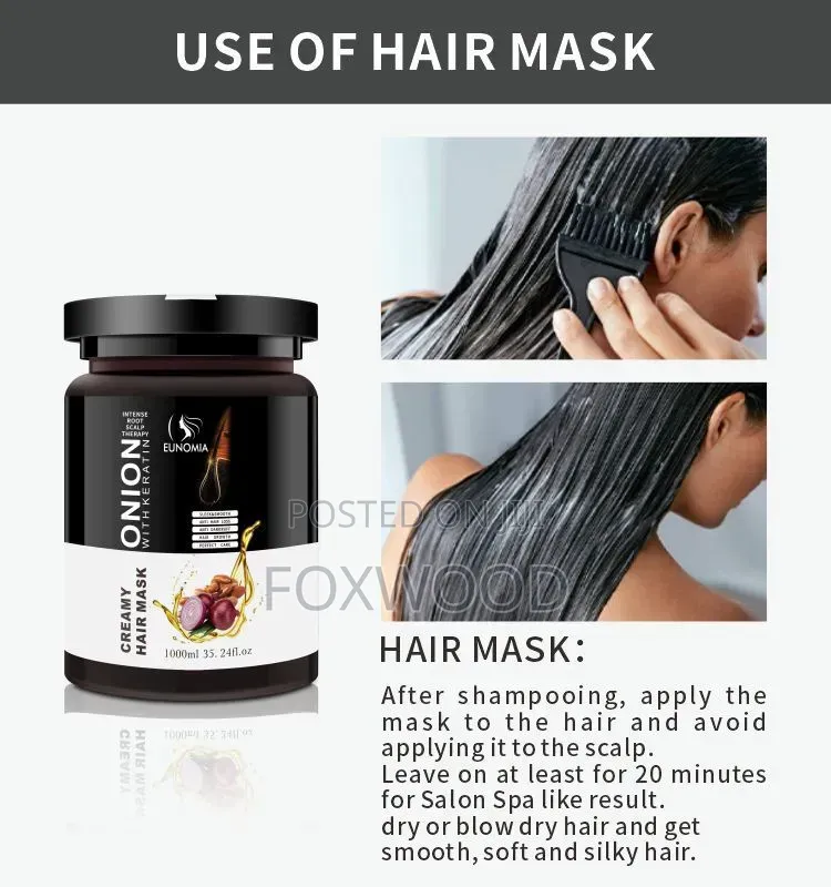 Eunomia Onion Keratin Creamy Hair Mask