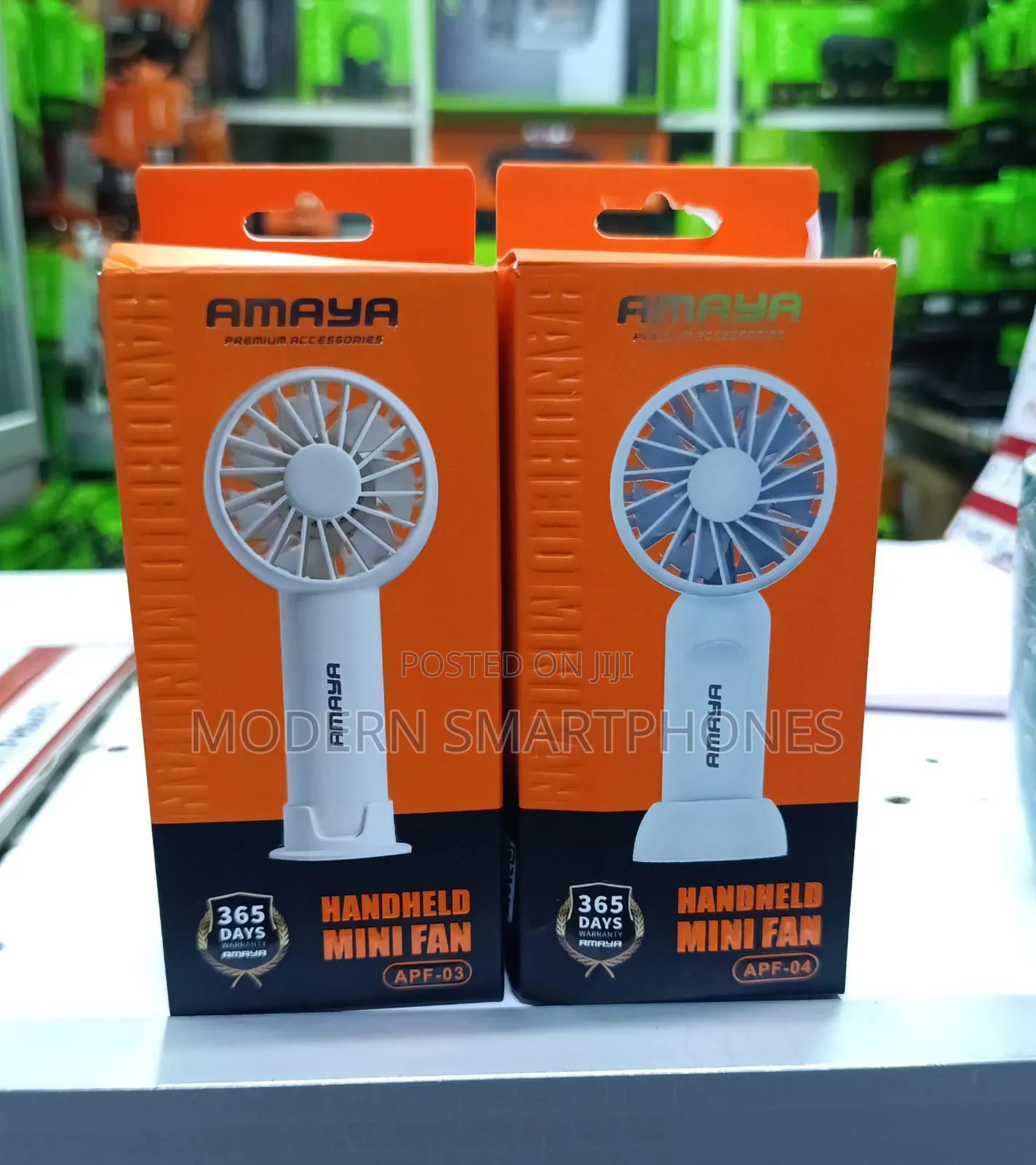 Amaya Rechargable Portable Mini Fan