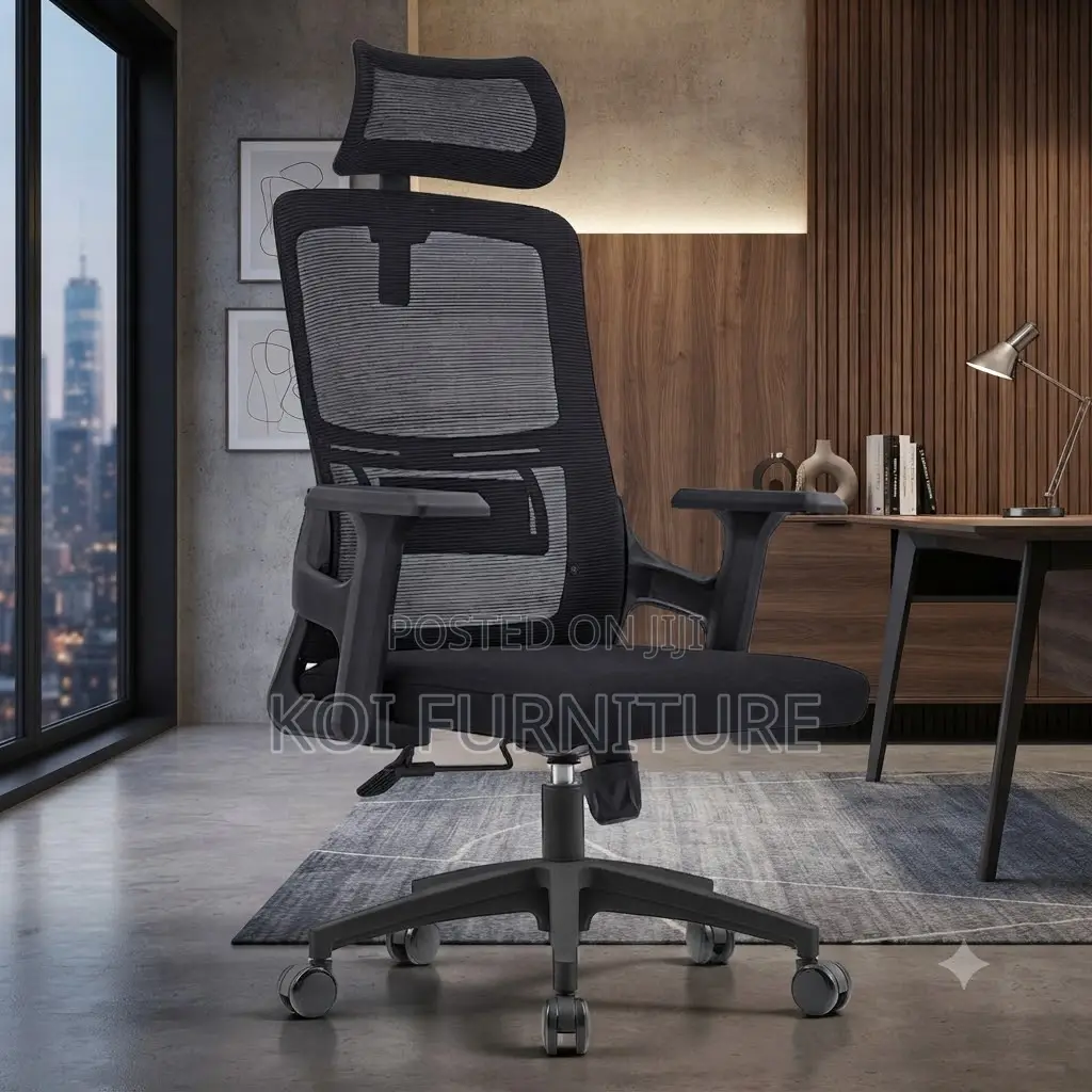 Office Chair; Ergonomic High Back Executive Mesh Contours Chairs