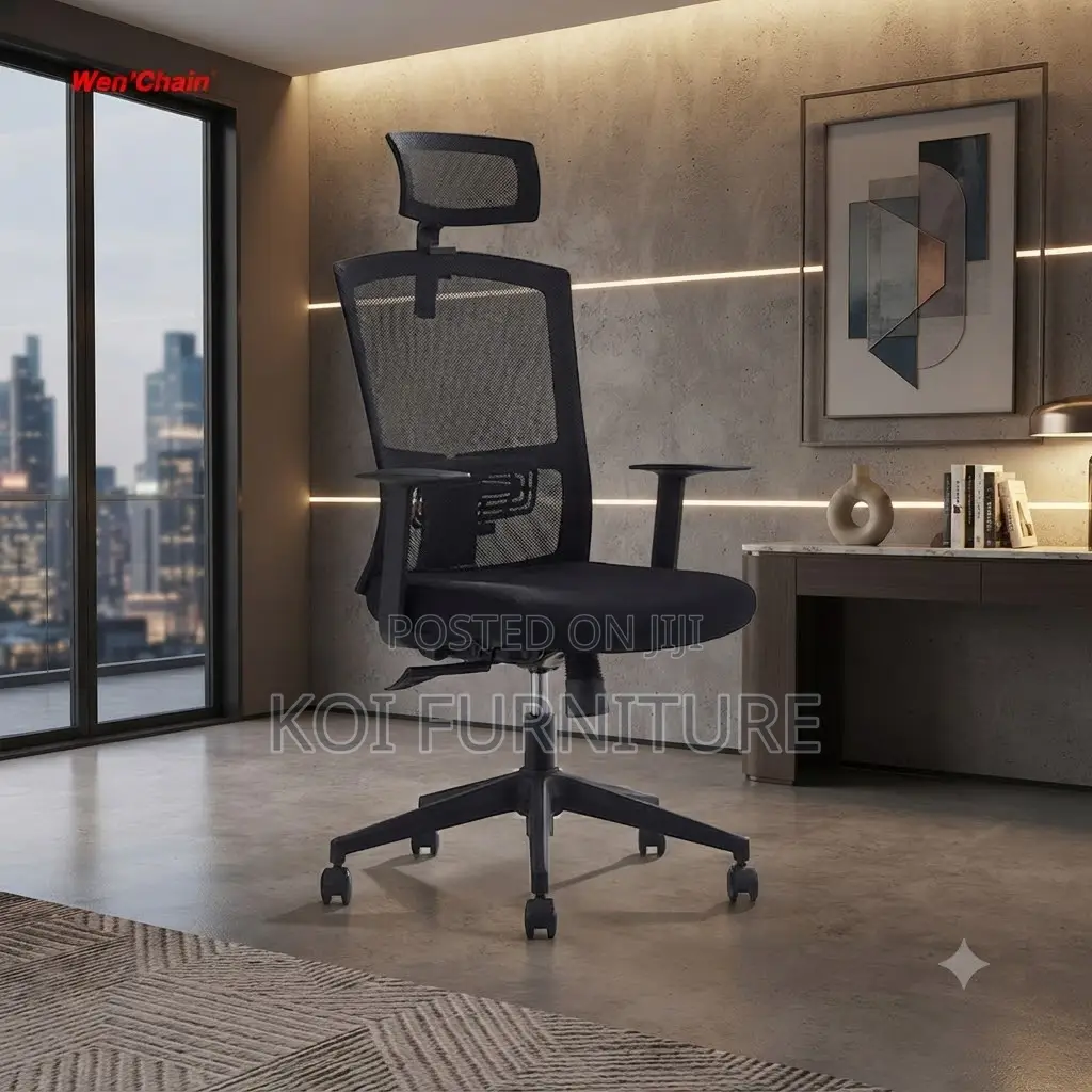 Office Chair; Ergonomic High Back Executive Mesh Contours Chairs