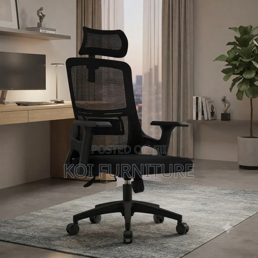 Office Chair; Ergonomic High Back Executive Mesh Contours Chairs