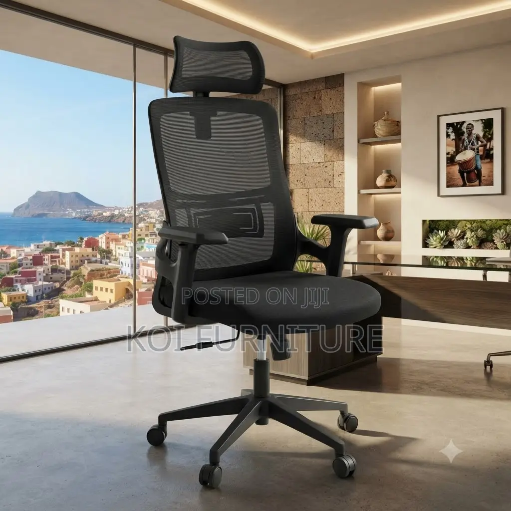 Office Chair; Ergonomic High Back Executive Mesh Contours Chairs
