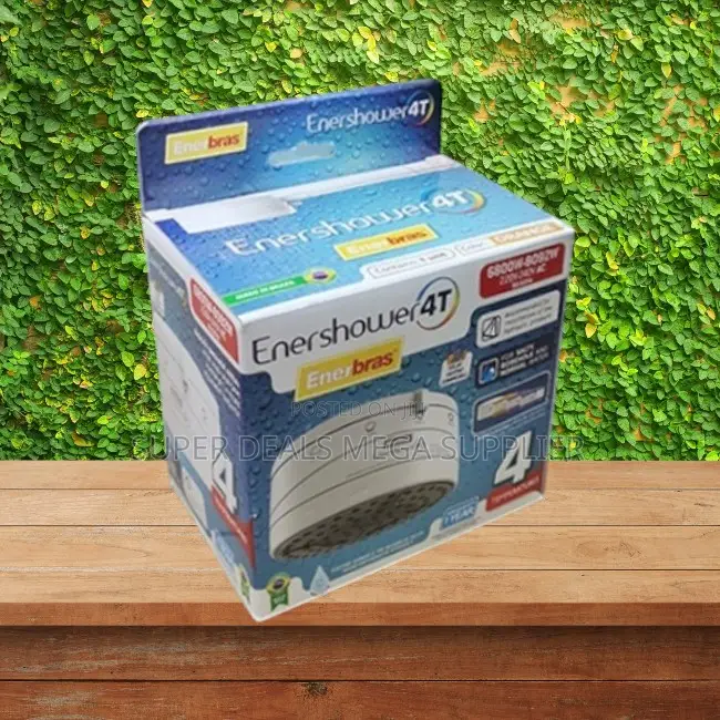 Enerbras Enershower 4T High-Quality Material Shower Salty Borehole Use