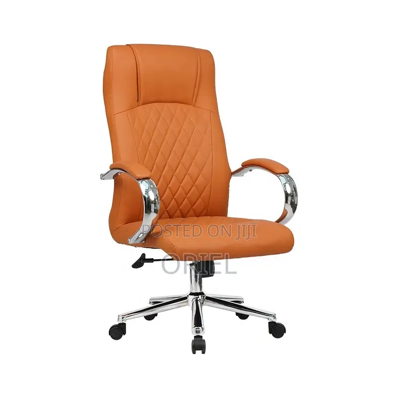 Office Chair : Orange Leather Office Chair