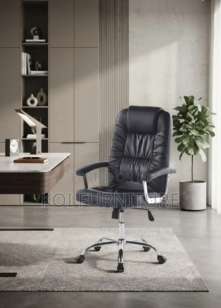 Office Chairs; High Back Anatomically Executive Leather Office Chair