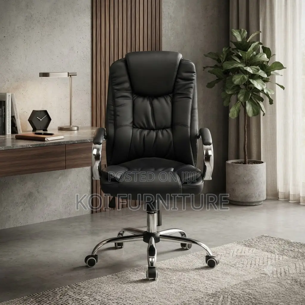 Office Chairs; High Back Anatomically Executive Leather Office Chair