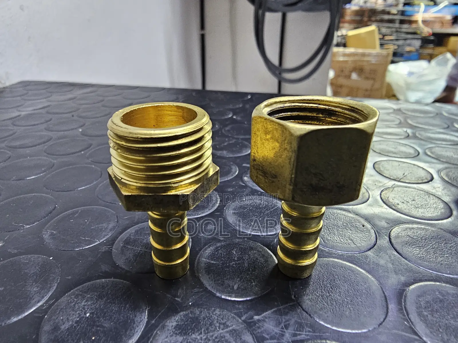 Brass Gas (Barb Hose) Connector Male,female