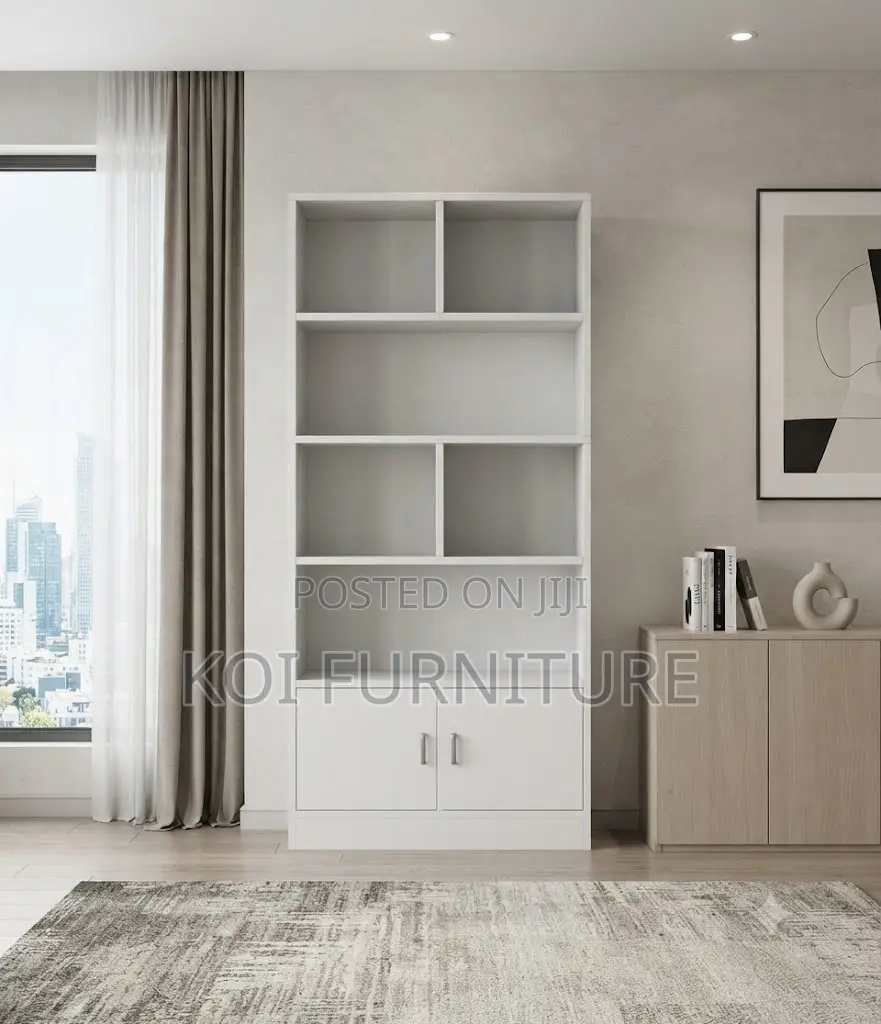 Office Cabinet; Multi Shelf Wooden Book Storage Cabinet