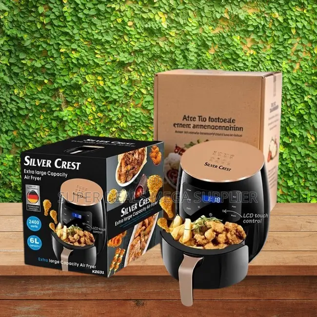 Time-Saving Silver Crest 4/5/6/8l Touch Screen Digital Air Fryer