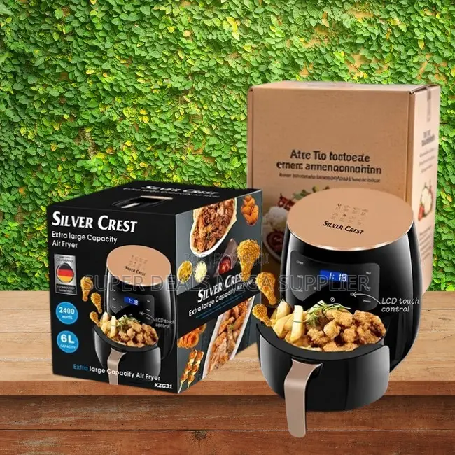 Kitchen-Essential Silver Crest 4/5/6/8l Touch Screen Digital Air Fryer