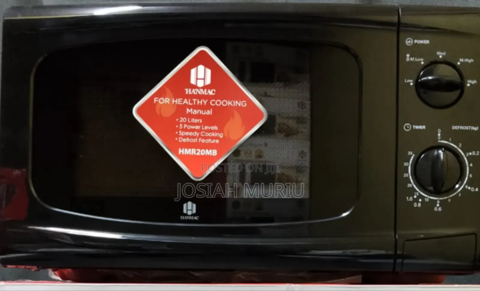 Hanmac 20l Manual Black and White Microwave
