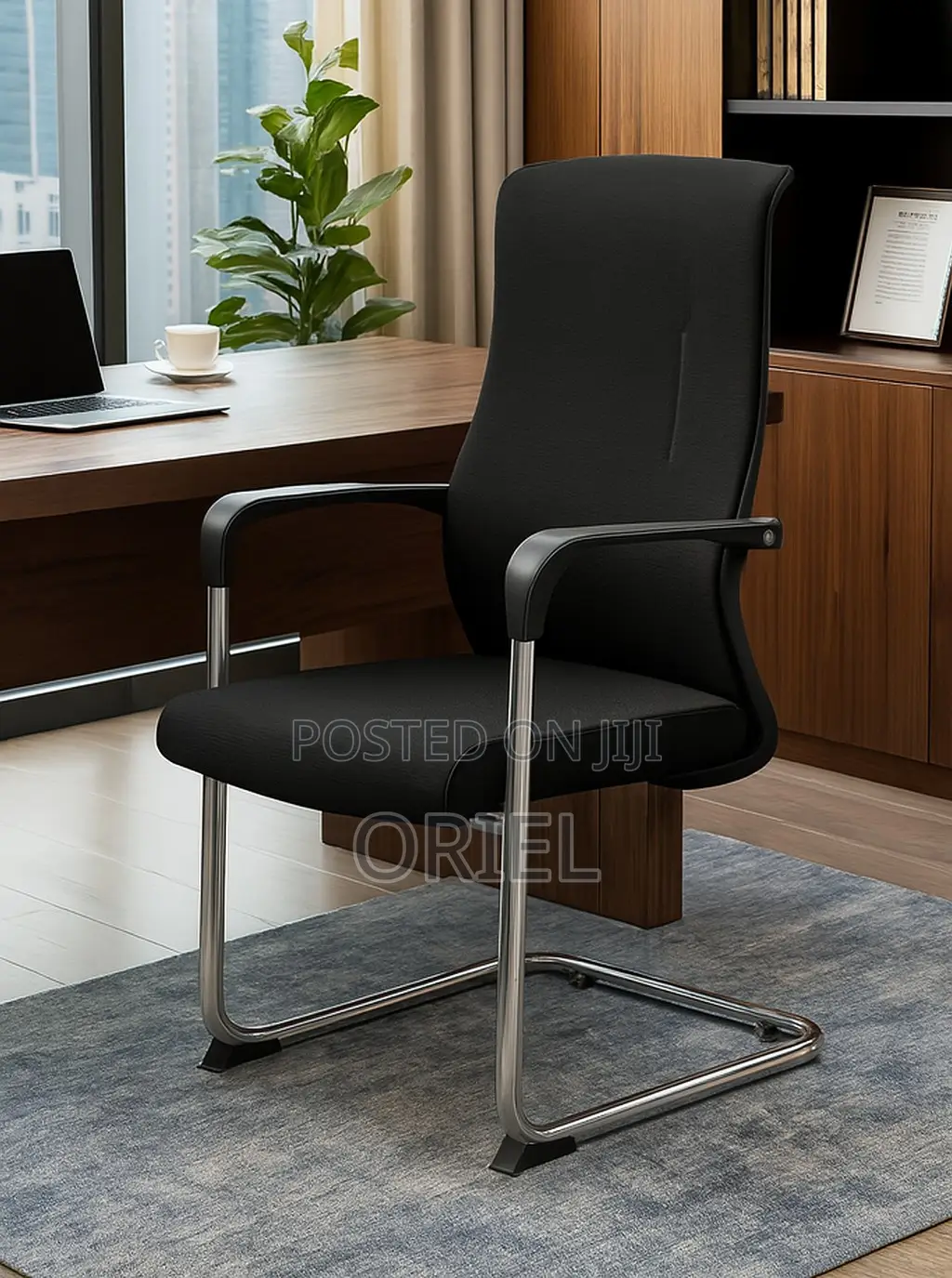 Office Chair : Sled Base Visitor Waiting Chair