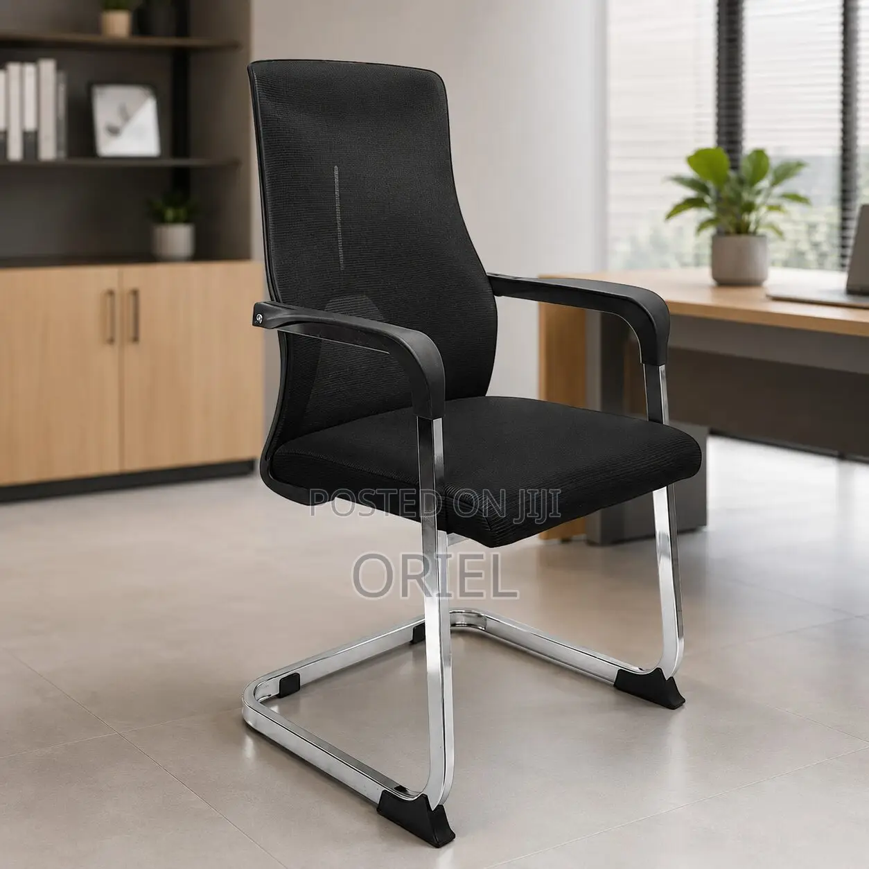Office Chair : Sled Base Visitor Waiting Chair