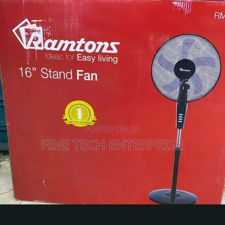 Ramtons Rm/572 - Black Standing Fan