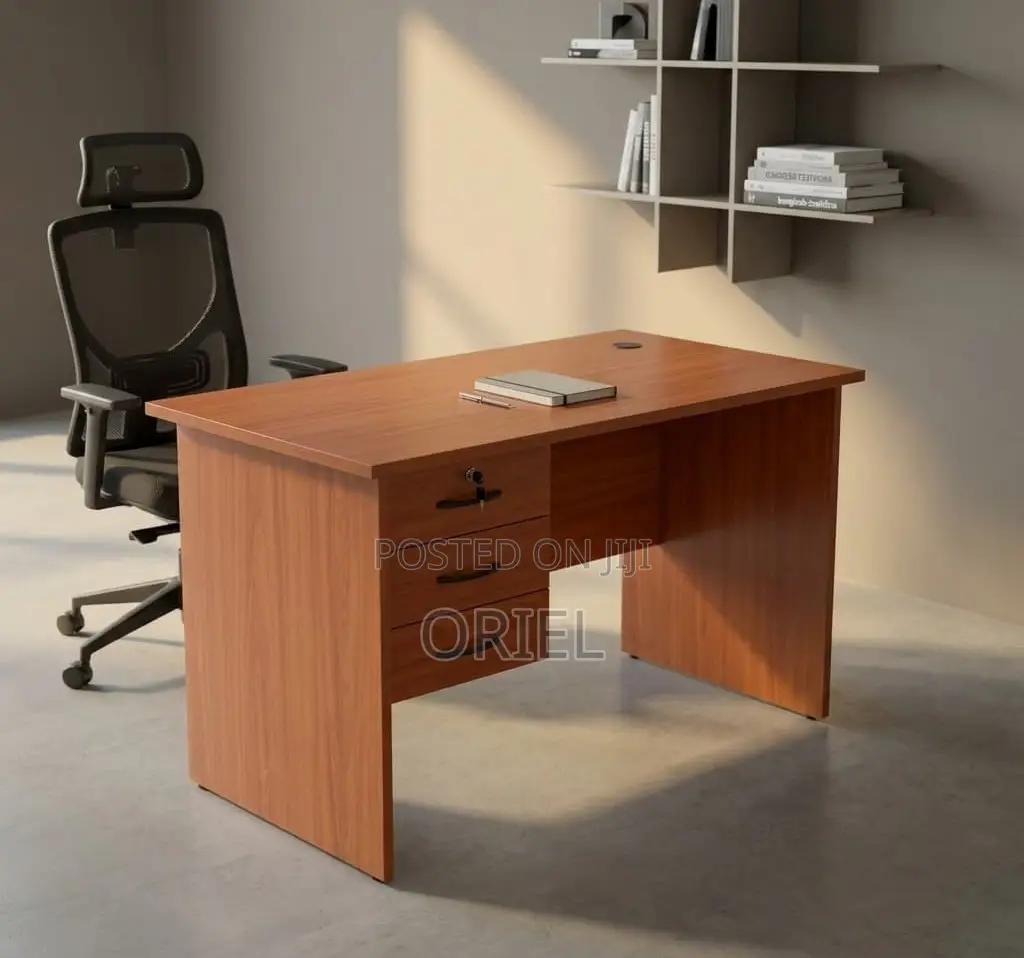 Office Desk : 1.2M Study Desk With 3-Drawers