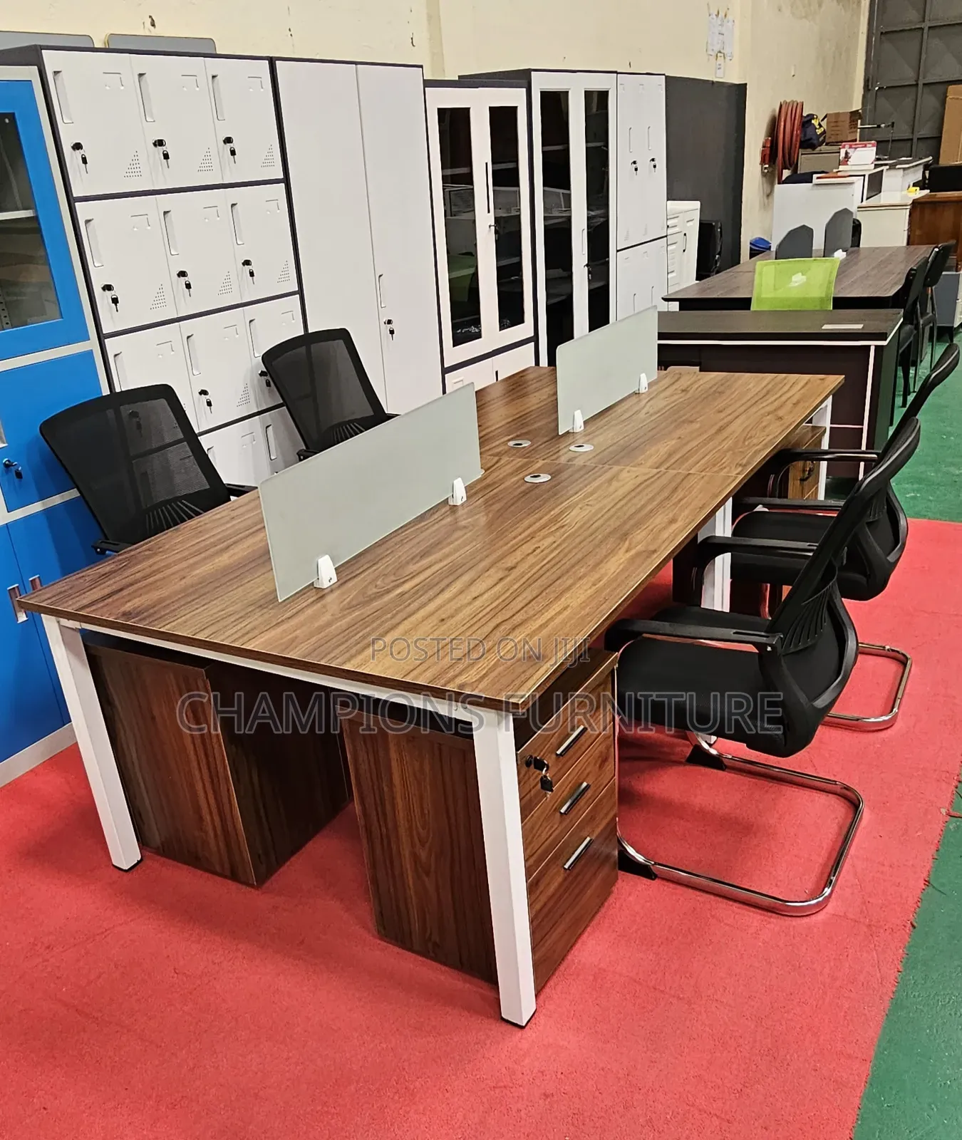 4-Way Open Plan Workstation