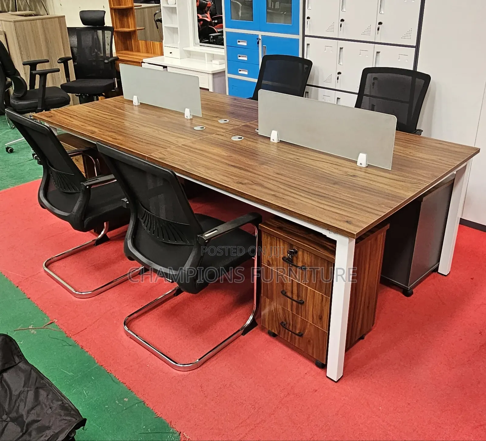 4-Way Open Plan Workstation