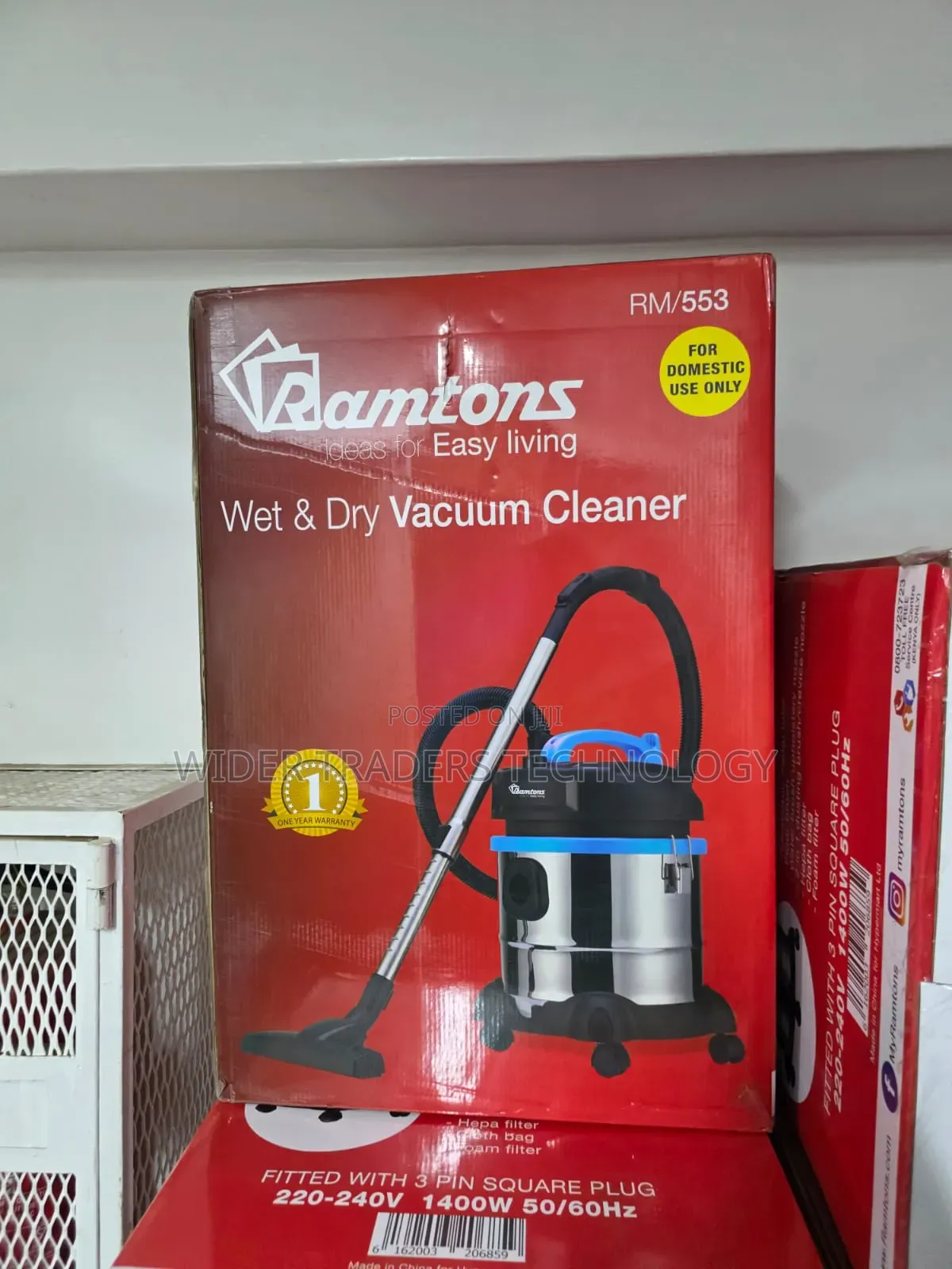 Ramtons Wet and Dry Vacuum Cleaner.