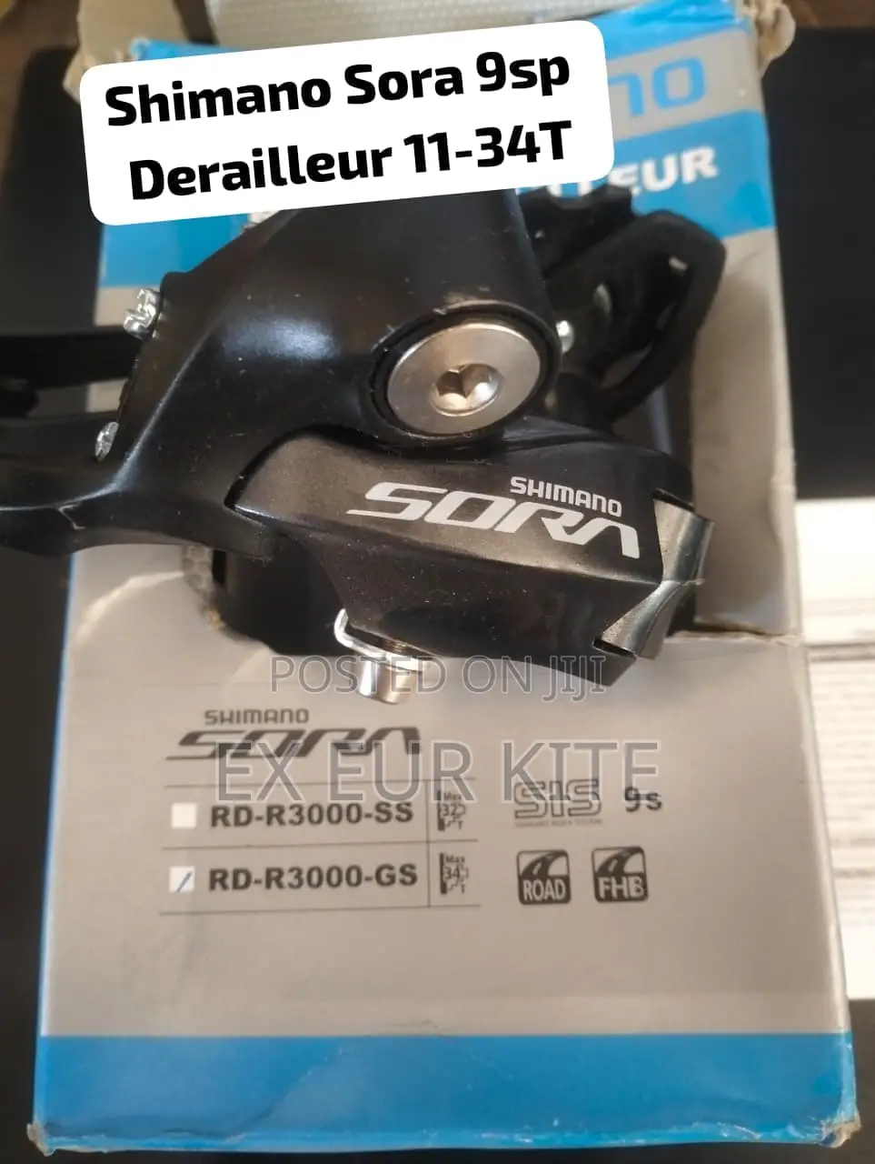 Shimano Sora Rd-R3000 9- Speed Rear Derailleur Gs