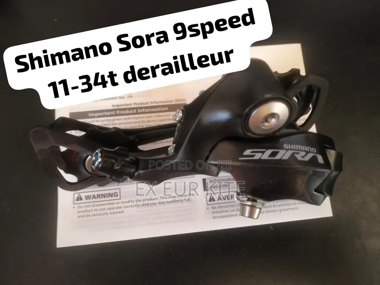 Shimano Sora Rd-R3000 9- Speed Rear Derailleur Gs