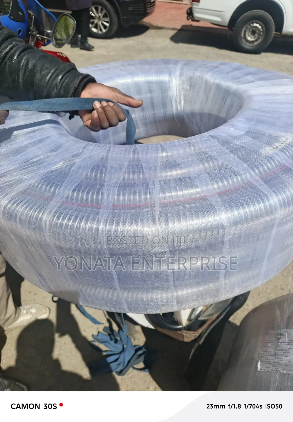 Commercial 2" Clear Wired Hose Pipe (30M)