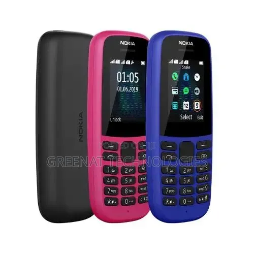 New Nokia 105 4G Blue