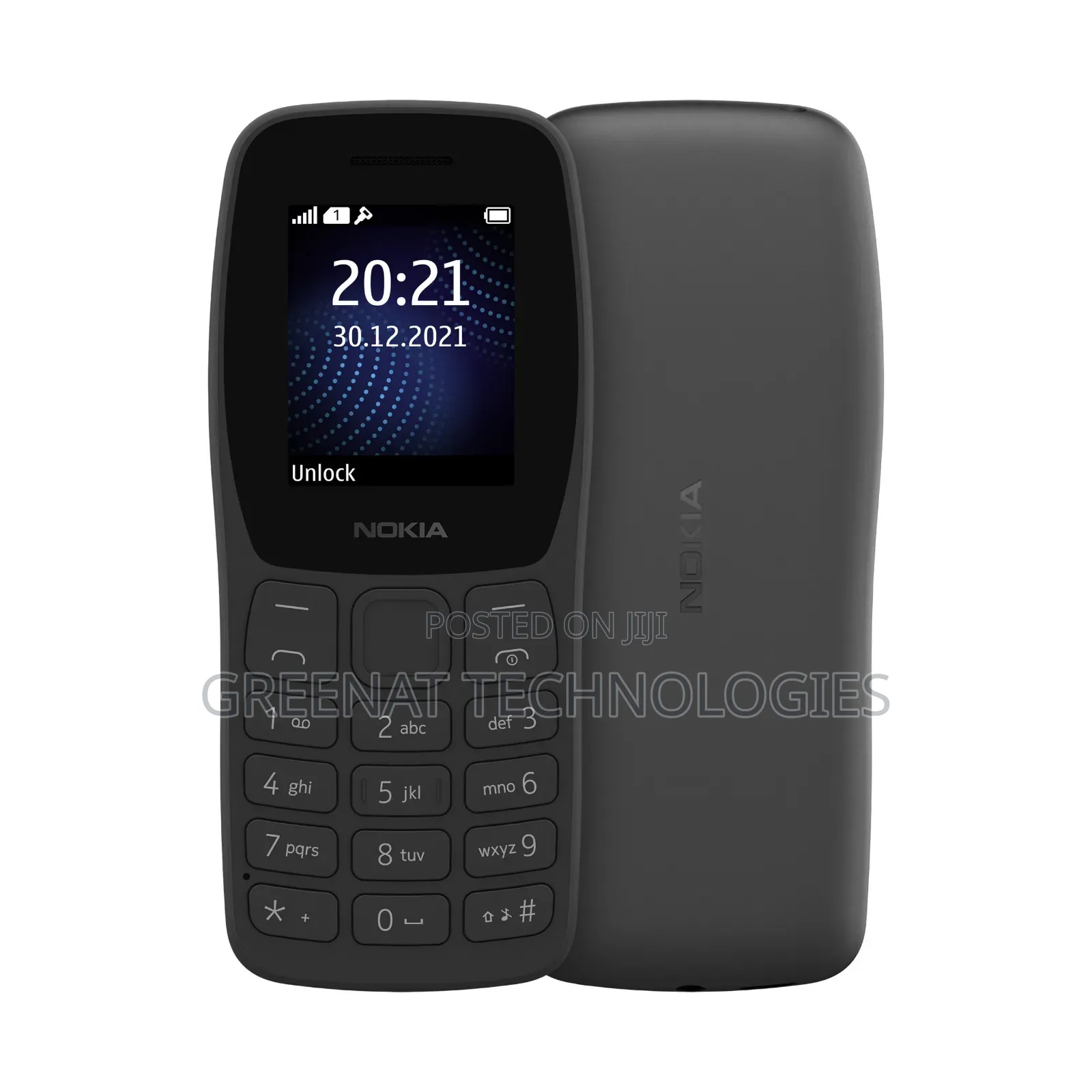 New Nokia 105 4G Blue