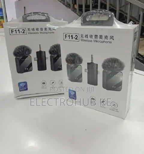 F11-2 Wireless Lavalier Mic for Android Live Streaming