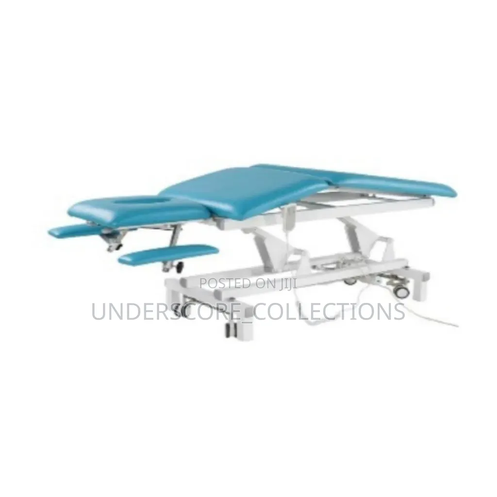 Electric Treatment Table Features a 2-Section Design