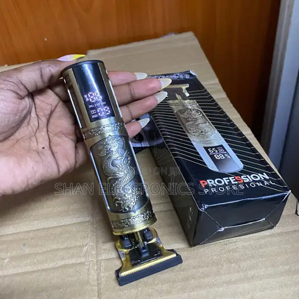 1500mAh Four Different Sizes Vintage T9Clipper Gold With Power Display