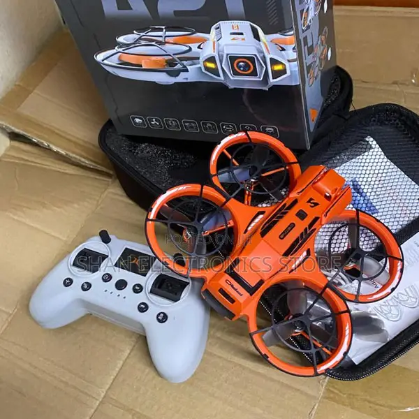 8x7x2 Inches RC Drone With HD Dual Camera Night LED, Brushless Motor