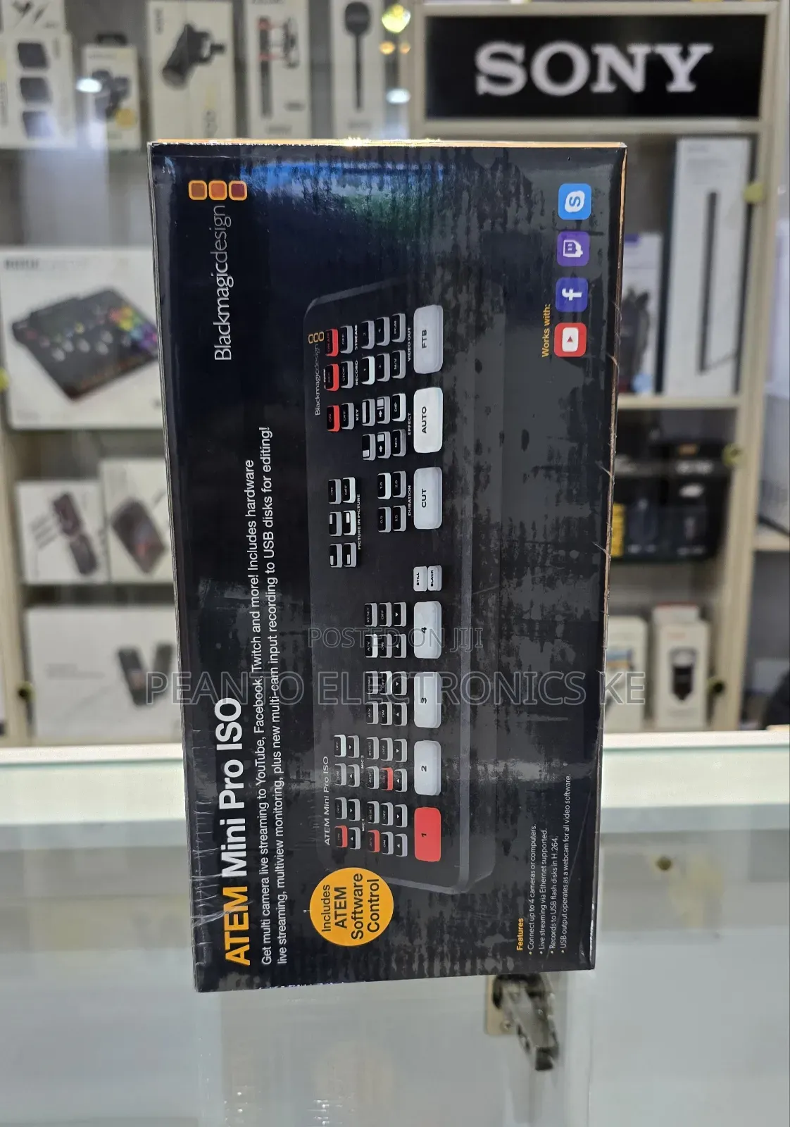 Blackmagic Design Atem Mini Pro Iso Hdmi Live Stream Switcher