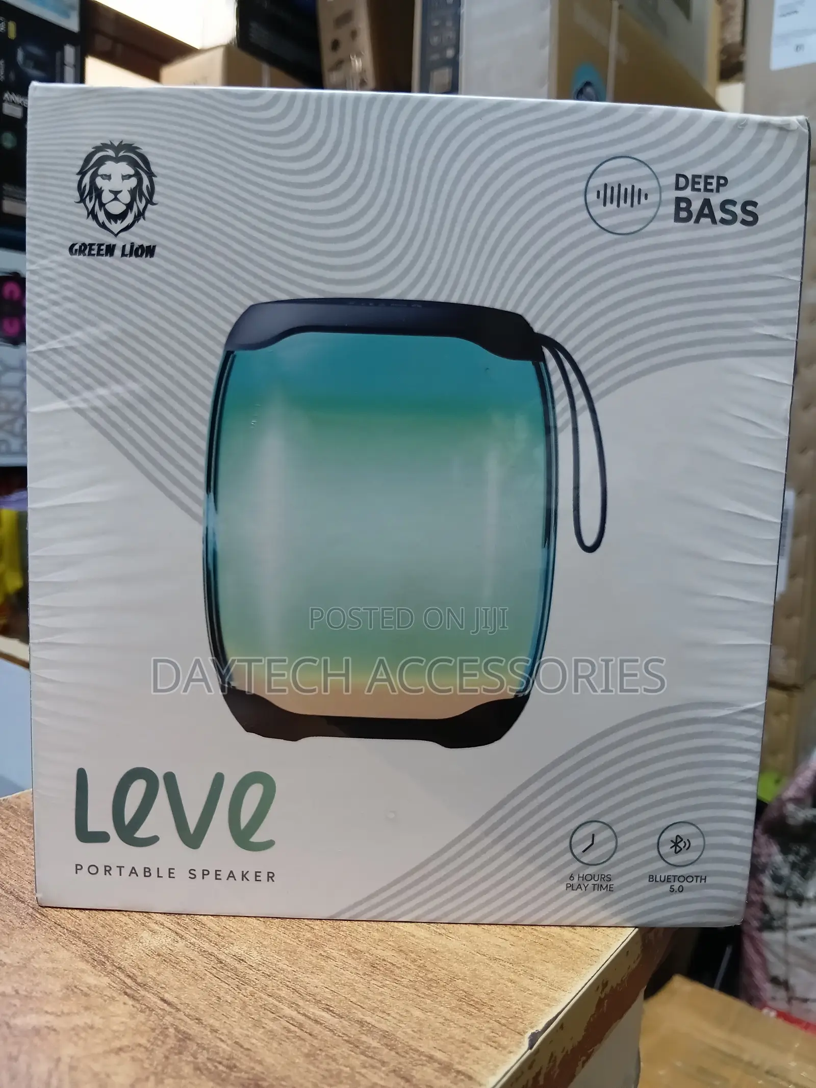 Green Lion Leve Portable Bluetooth Speaker.