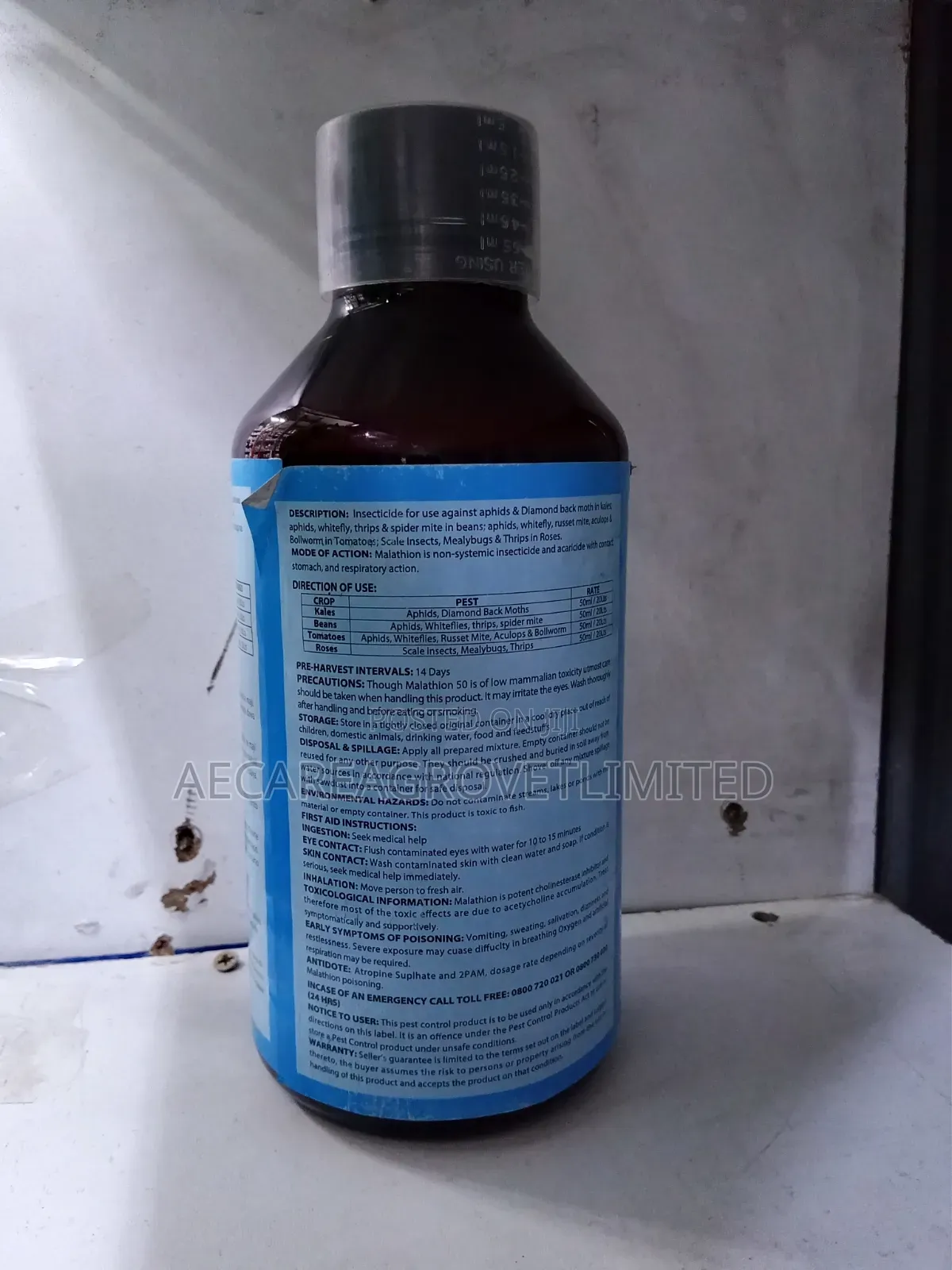 Dera Malathion 50ec Insecticide 1litre