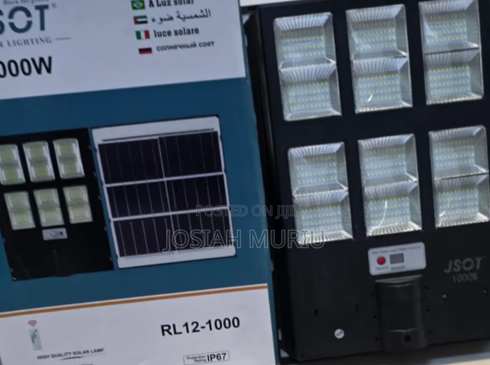 1000w Solar Led Streetlight With Motion Sensor
