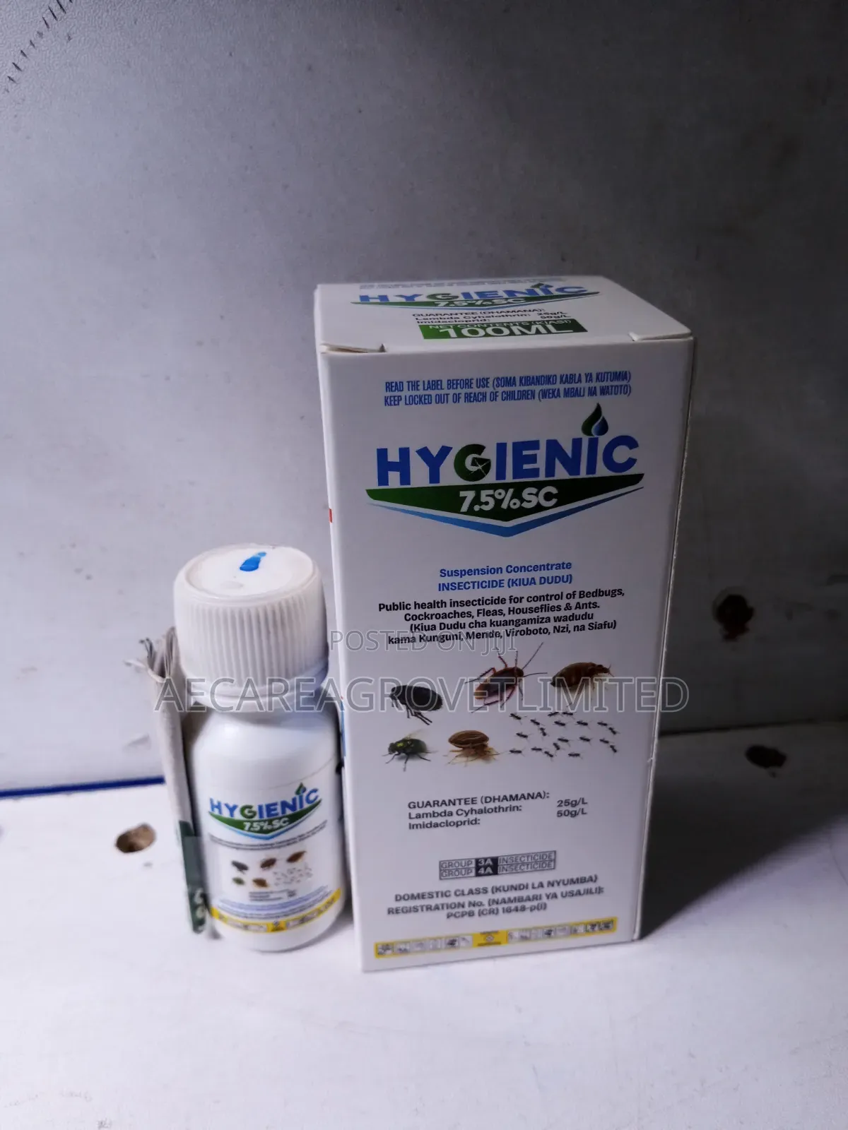 Hygienic 7.5% Insecticide 20ml , 100ml