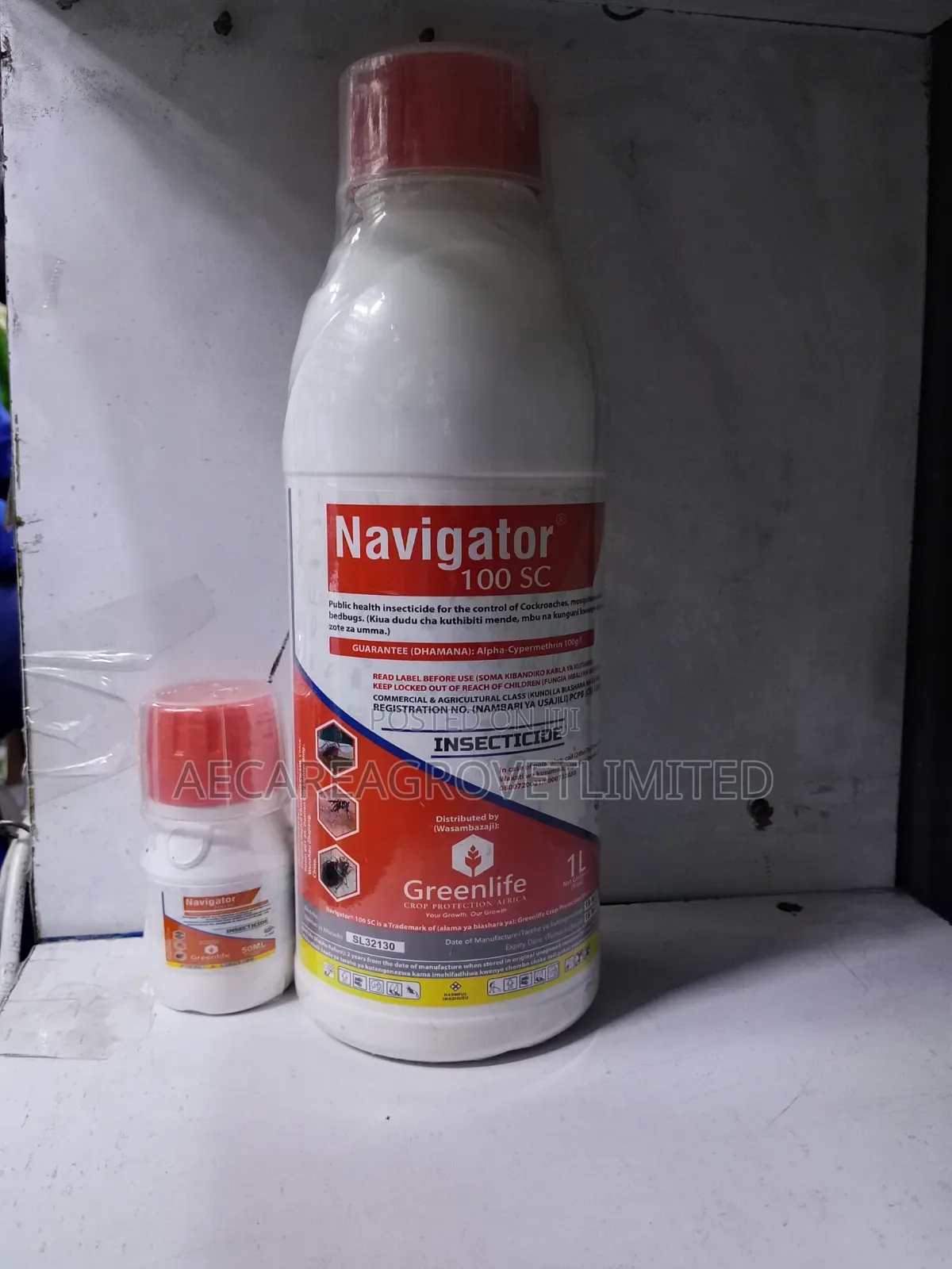 Navigator 100sc Insecticide 50ml, 1litre
