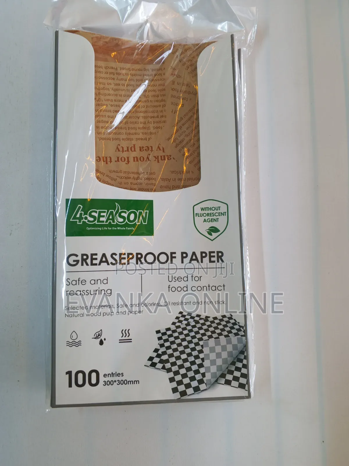 Greaseproof Papers - (300x300mm) Pack of 100