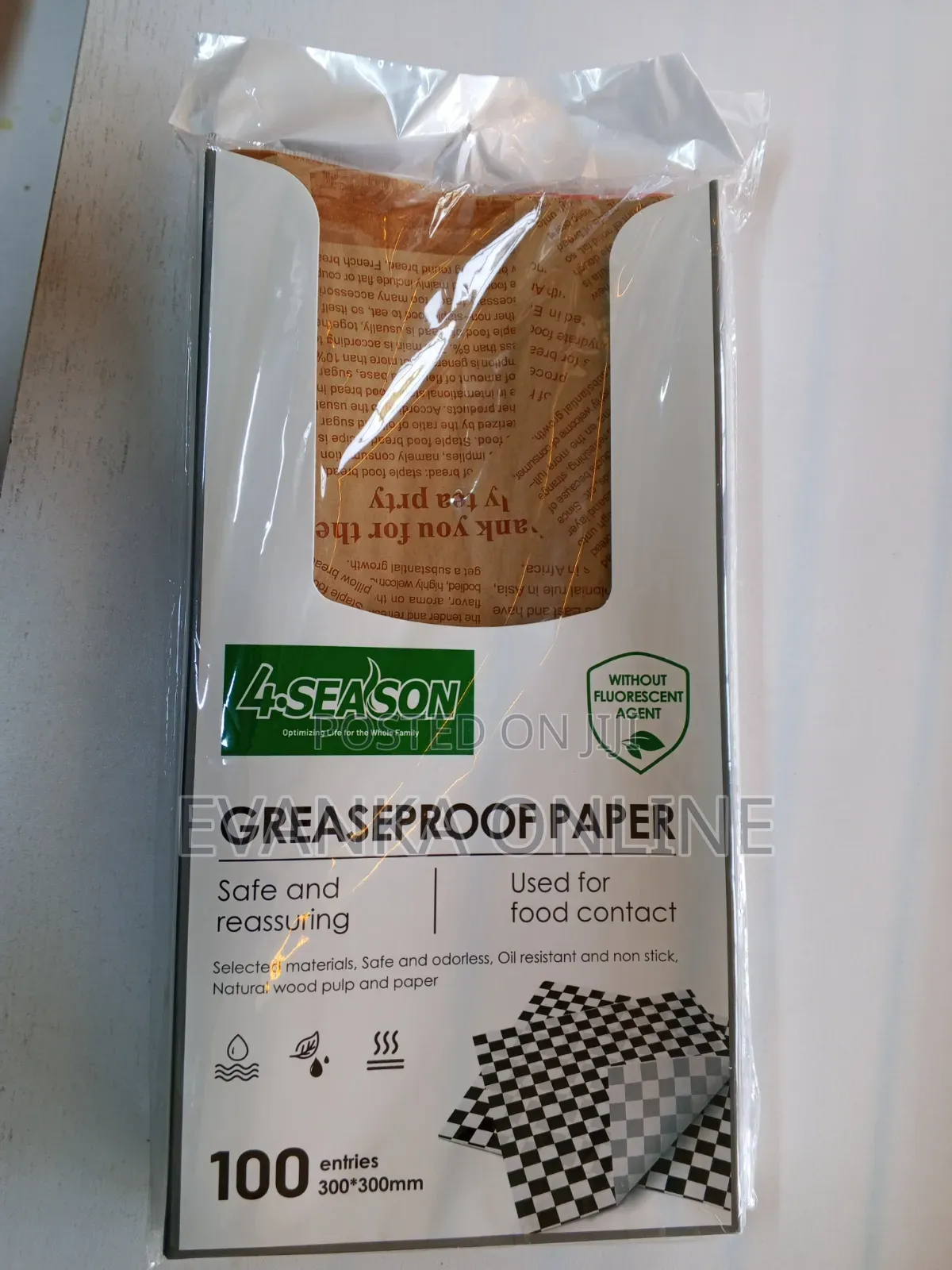 Greaseproof Papers - (300x300mm) Pack of 100