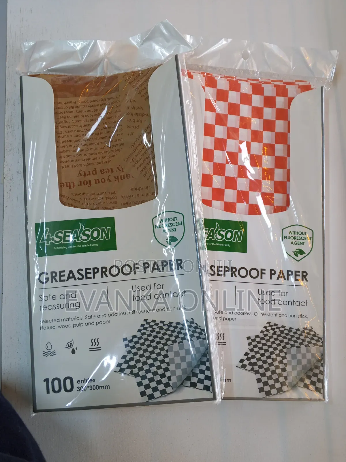Greaseproof Papers - (300x300mm) Pack of 100