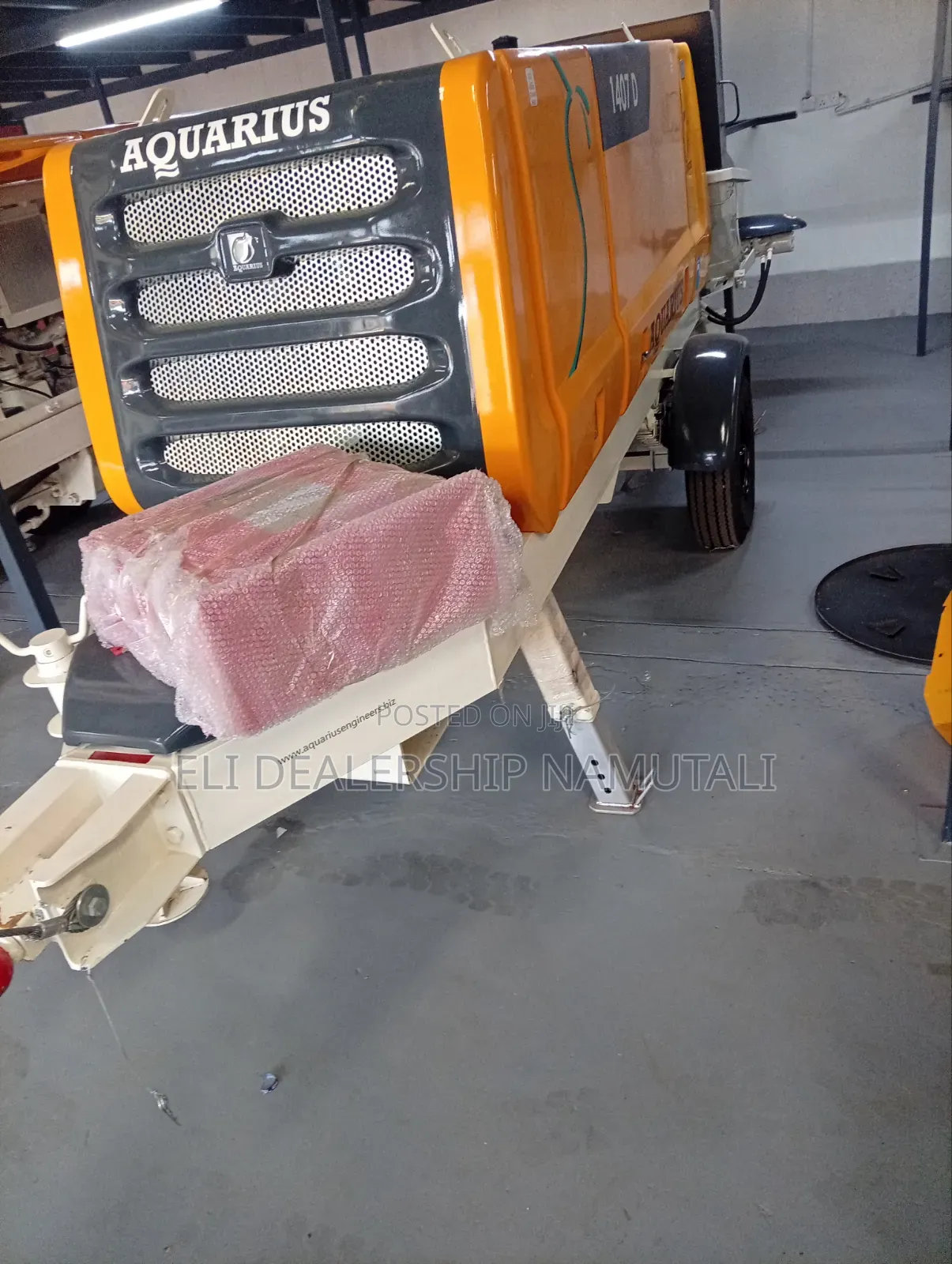Aquarius 1407D Trailer Concrete Pump – High Performance Construction