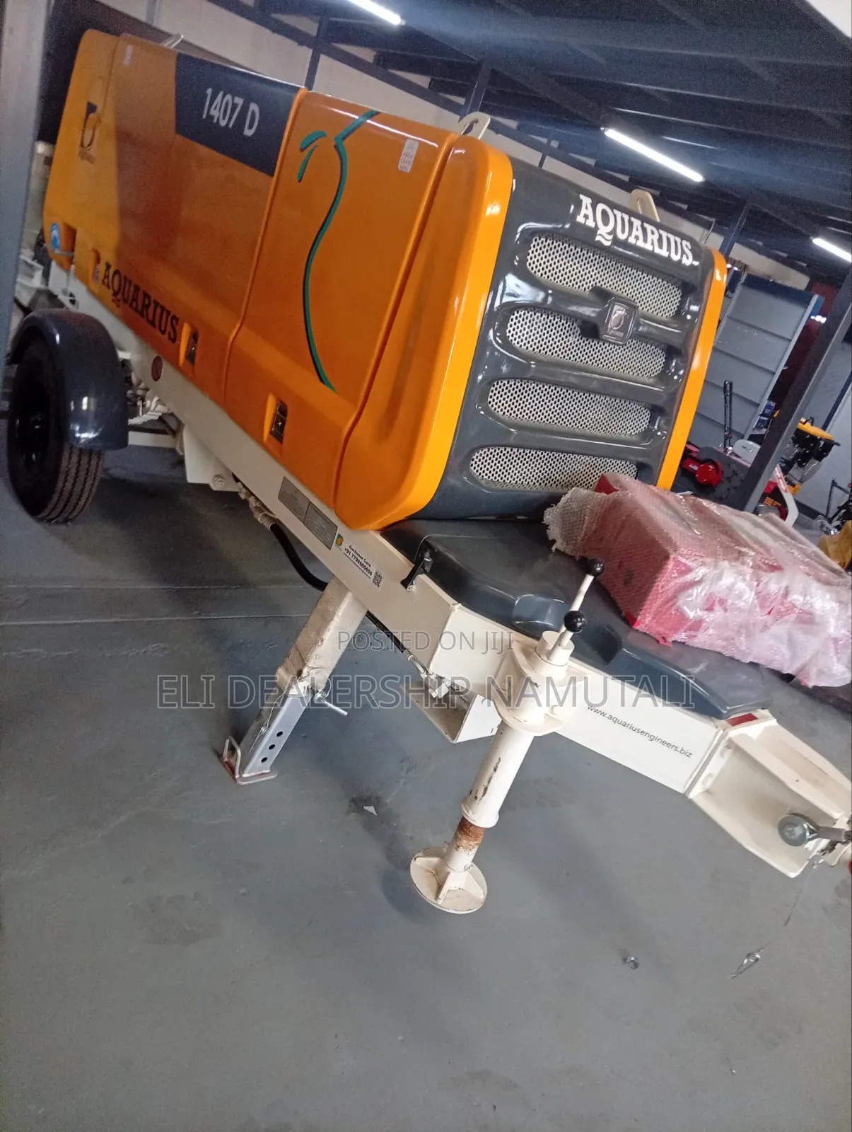 Aquarius 1407D Trailer Concrete Pump – High Performance Construction