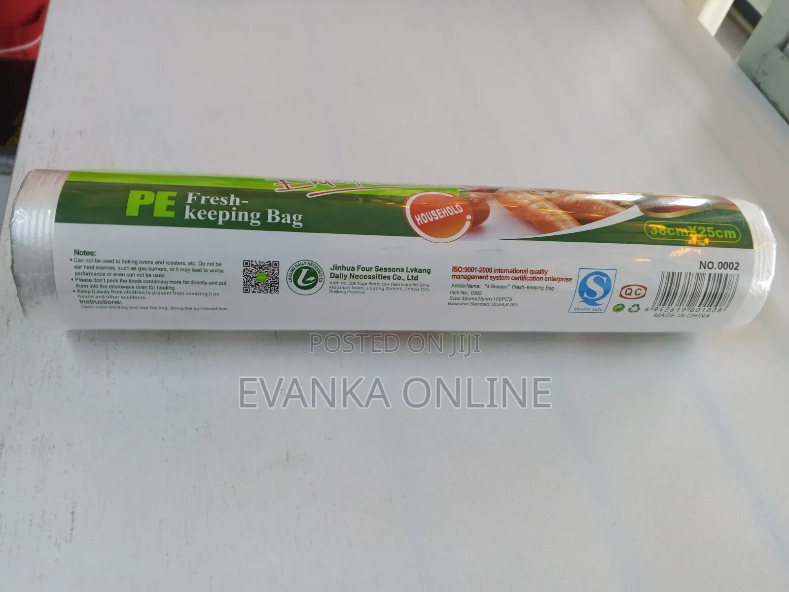 PE Fresh Keeping Bags - (38x25cm) Pack of 100