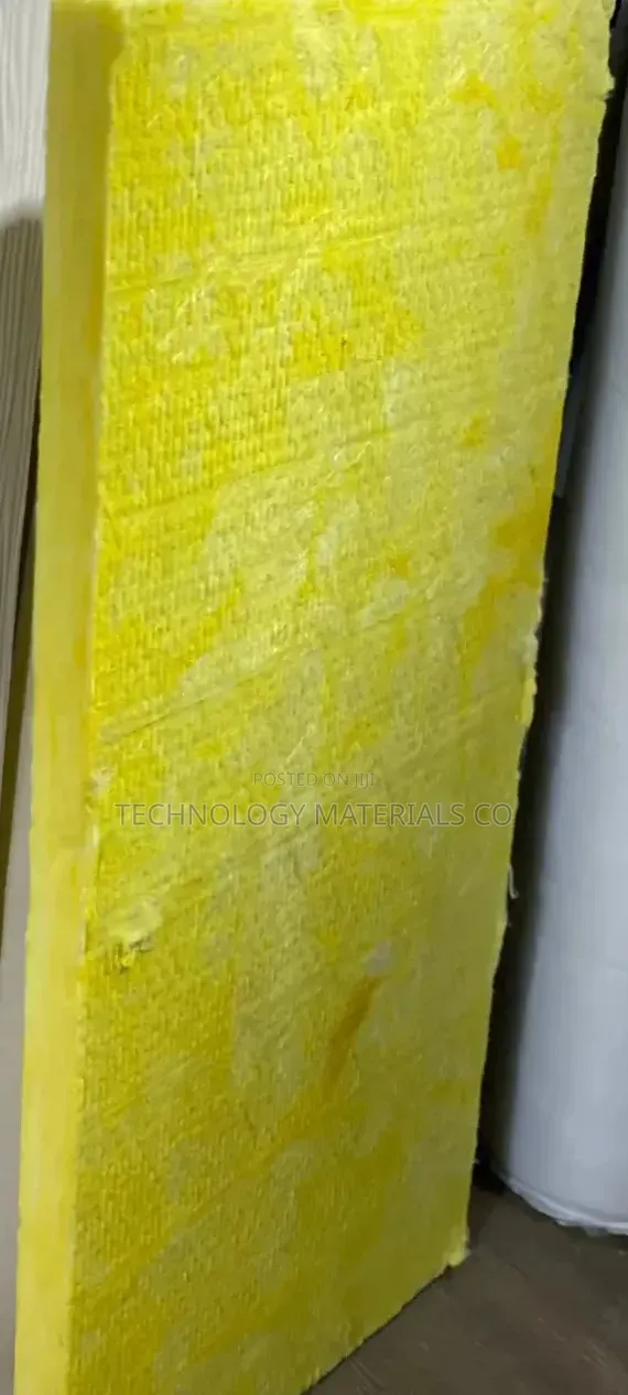 Glass Wool Insulation Board 50mm | Fireproof Acoustic Thermal Block