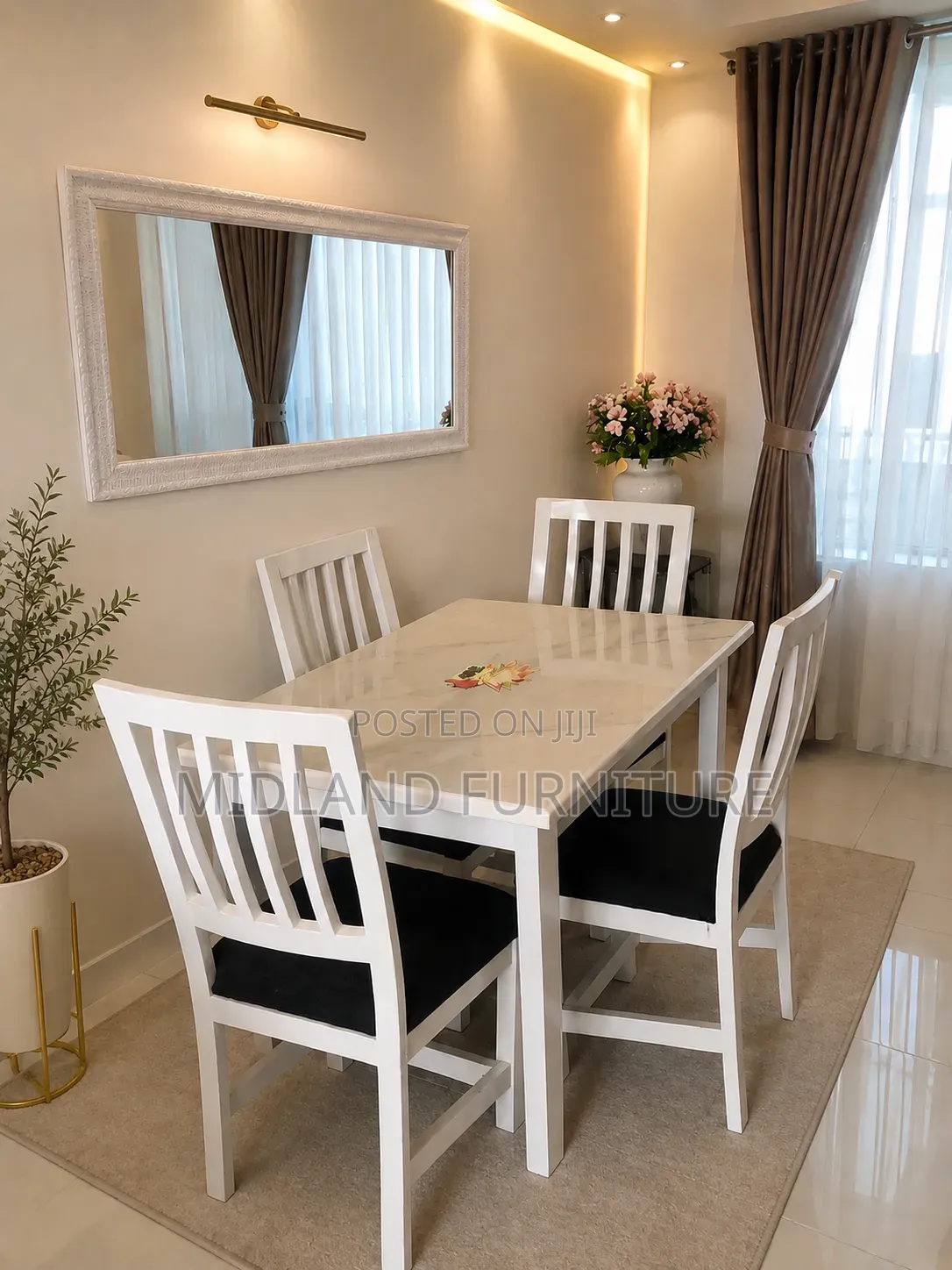Wooden 4 Sitter Dining Set Pay on Delivery