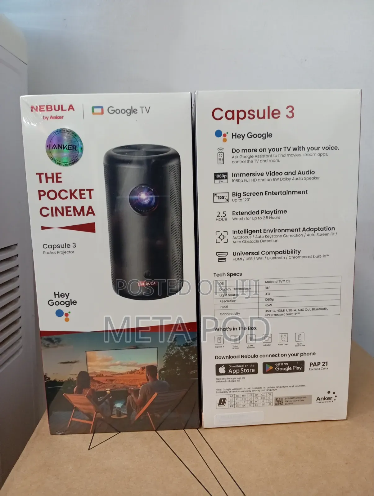 Nebula by Anker Capsule 3 Pocket Projector